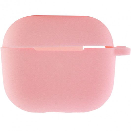 Силіконовий футляр для навушників AirPods 3 Рожевий / Light pink - зображення 1 
