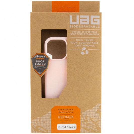 Чохол UAG OUTBACK BIO для Apple iPhone 13 mini (5.4") Рожевий - зображення 4 