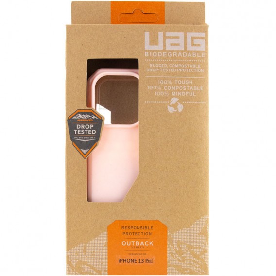 Чохол для iPhone 13 Pro UAG OUTBACK BIO (Рожевий)