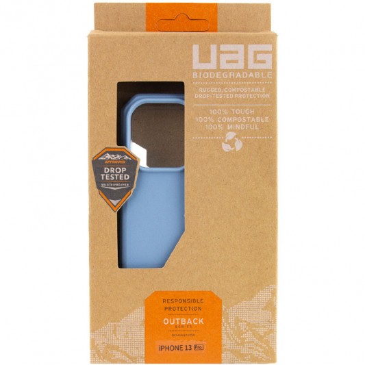 Чехол UAG OUTBACK BIO для Apple iPhone 13 Pro (6.1") Синий - изображение 5