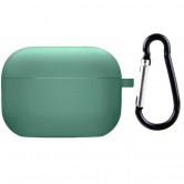 Силіконовий футляр з мікрофіброю для навушників Airpods 3 Зелений / Pine Needle Силіконовий футляр з мікрофіброю для навушників Airpods 3 Зелений / Pine Needle