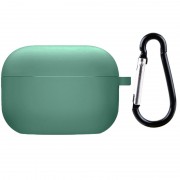 Силіконовий футляр з мікрофіброю для навушників Airpods 3 (Зелений / Pine Needle)
