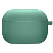 Силіконовий футляр з мікрофіброю для навушників Airpods 3 (Зелений / Pine Needle)