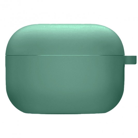 Силіконовий футляр з мікрофіброю для навушників Airpods 3 Зелений / Pine Needle - зображення 1 
