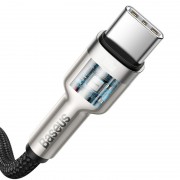Дата кабель Baseus Cafule Series Метал Type-C to Type-C 100W (2m) (Чорний)
