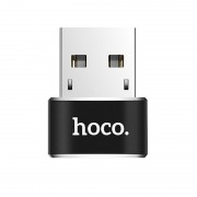 Переходник Hoco UA6 OTG USB to Type-C Черный