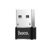Переходник Hoco UA6 OTG USB Female to Type-C Male (Черный)
