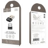 Переходник Hoco UA6 OTG USB Female to Type-C Male (Черный)
