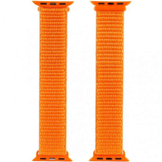 Ремінець Nylon для Apple Watch 38/40/41/42mm(ser.10) Помаранчевий / Orange