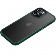 TPU+PC чохол Metal Buttons для Apple iPhone 12 Pro / 12 (6.1") Зелений