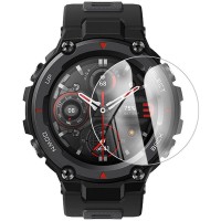 Полимерная пленка 3D (full glue) (тех.пак) для Xiaomi Amazfit T-Rex Pro Прозрачный