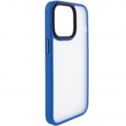 TPU+PC чохол для iPhone 13 Pro Max Metal Buttons (Блакитний)