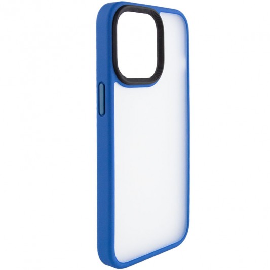TPU+PC чохол Metal Buttons для Apple iPhone 13 Pro Max (6.7") Блакитний - зображення 2 