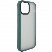 TPU+PC чохол для iPhone 13 Metal Buttons (Зелений)
