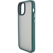TPU+PC чохол для iPhone 13 Metal Buttons (Зелений)