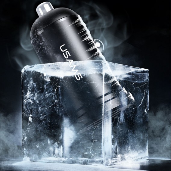 Автомобильное зарядное устройство USAMS US-CC114 C20  Dual USB Mini (Черный)