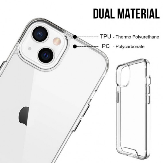Чохол TPU Space Case transparent для Apple iPhone 13 (6.1"") (Прозорий)