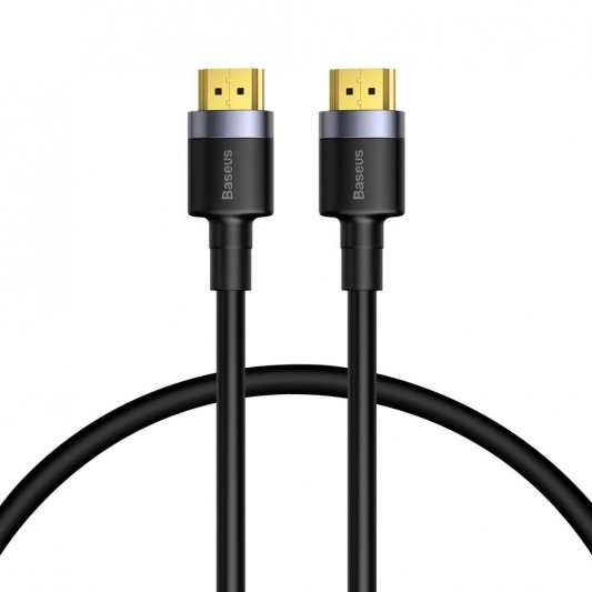 Дата кабель Baseus HDMI Cafule Series 4KHDMI Male To 4KHDMI Male (1m) (CADKLF-E) Черный