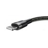 USB кабель зарядки для iPhone Baseus Cafule Lightning Cable Special Edition 1.5A (2m) (CALKLF-H) (Сірий)