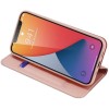 Чехол-книжка для Apple iPhone 12 Pro Max (6.7"") - Dux Ducis с карманом для визиток (Rose Gold)