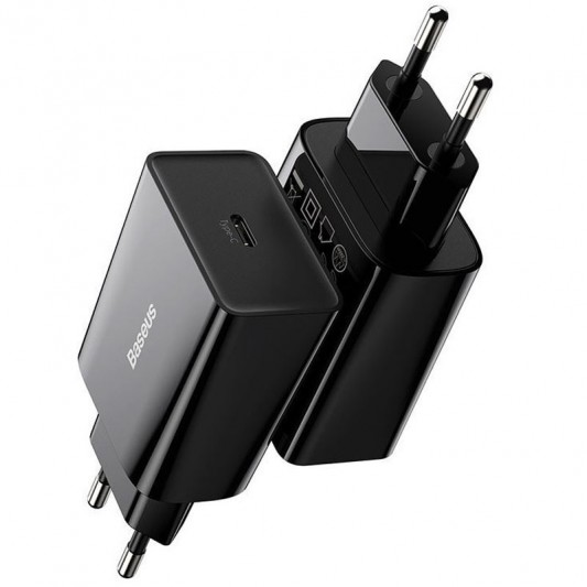 СЗУ Baseus Speed Mini Quick Charger 20W (1USB-C) (CCFS-S) Черный - изображение 3
