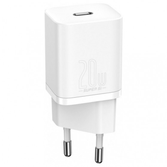 СЗУ Baseus Super Si Quick Charger 20W (1USB-C) (CCSUP-B) Белый