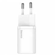 Блок питания Baseus Super Si Quick Charger 30W (1USB-C) (CCSUP-J) Белый