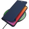 Чехол-книжка для iPhone 13 Pro - Dux Ducis с карманом для визиток (Синий)