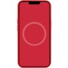 Чохол для iPhone 13 - Silicone case (AAA) full with Magsafe and Animation (Червоний / Red)