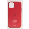 Чохол для iPhone 13 - Silicone case (AAA) full with Magsafe and Animation (Червоний / Red)