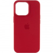 Чохол для iPhone 13 Pro - Silicone case (AAA) full with Magsafe and Animation (Червоний / Red)