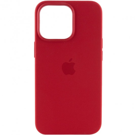 Чохол Silicone case (AAA) with Magsafe and Animation для Apple iPhone 13 Pro (6.1") Червоний / Red - зображення 1 