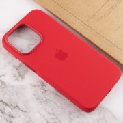 Чохол для iPhone 13 Pro - Silicone case (AAA) full with Magsafe and Animation (Червоний / Red)