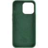 Чохол для iPhone 13 Pro Max - Silicone case (AAA) full with Magsafe and Animation (Зелений / Clover)