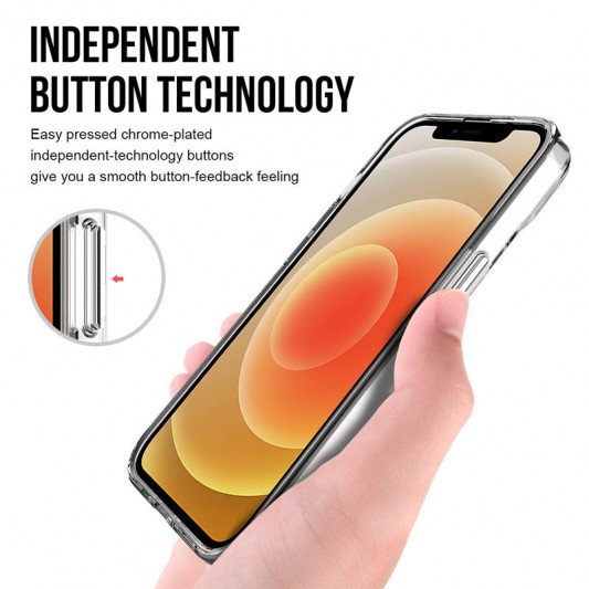 Чехол TPU Space Case transparent для Apple iPhone 13 mini (5.4") Прозрачный - изображение 3