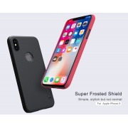 Чехол для Apple iPhone X / XS (5.8"") - Nillkin Matte (Красный)