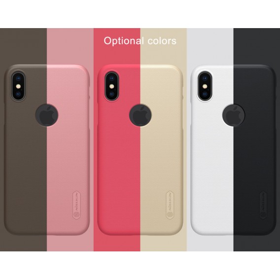 Чохол для Apple iPhone X/XS (5.8"") - Nillkin Matte (Рожевий / Rose Gold)