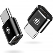 Переходник Baseus microUSB to Type-C (CAMOTG) (Черный)