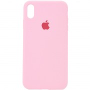 Чохол Silicone Case Full Protective (AA) для Apple iPhone XR (6.1") Рожевий / Light pink