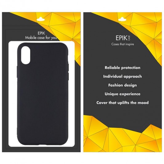 Чохол TPU Epik Black для Apple iPhone X / XS (5.8") Чорний - зображення 2 