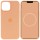 Чехол Silicone case (AAA) with Magsafe and Animation для Apple iPhone 12 Pro / 12 (6.1") Оранжевый / Cantaloupe