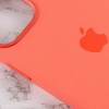 Чехол для Apple iPhone 12 Pro / 12 (6.1"") - Silicone case (AAA) full with Magsafe and Animation (Оранжевый / Pink citrus)