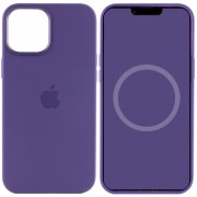 Чехол Silicone case (AAA) with Magsafe and Animation для Apple iPhone 12 Pro Max (6.7") Фиолетовый / Amethyst