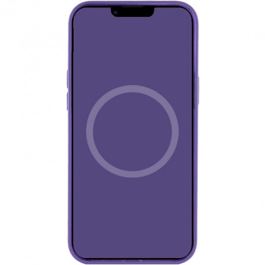 Чохол Silicone case (AAA) with Magsafe and Animation для Apple iPhone 12 Pro Max (6.7") Фіолетовий / Amethyst - зображення 3 