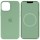 Чехол Silicone case (AAA) with Magsafe and Animation для Apple iPhone 12 Pro Max (6.7") Зеленый / Pistachio