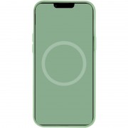 Чехол для Apple iPhone 12 Pro Max (6.7"") - Silicone case (AAA) full with Magsafe and Animation (Зеленый / Pistachio)