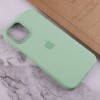 Чехол для Apple iPhone 12 Pro Max (6.7"") - Silicone case (AAA) full with Magsafe and Animation (Зеленый / Pistachio)