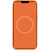 Чохол для Apple iPhone 12 Pro Max (6.7"") - Silicone case (AAA) full with Magsafe and Animation (Помаранчевий / Kumquat)