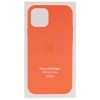 Чохол для Apple iPhone 12 Pro Max (6.7"") - Silicone case (AAA) full with Magsafe and Animation (Помаранчевий / Pink citrus)