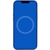 Чехол для Apple iPhone 12 Pro Max (6.7"") - Silicone case (AAA) full with Magsafe and Animation (Синий / Capri Blue)